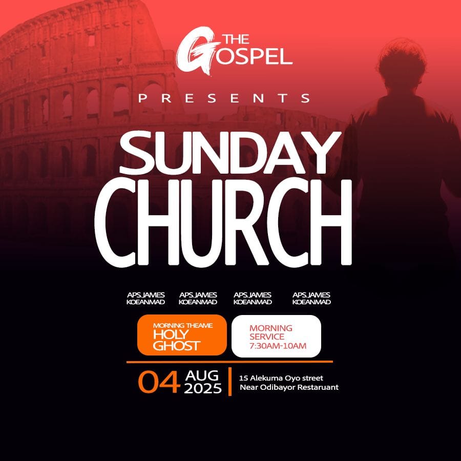 SUNDAY CHURCH — HOLY GHOST