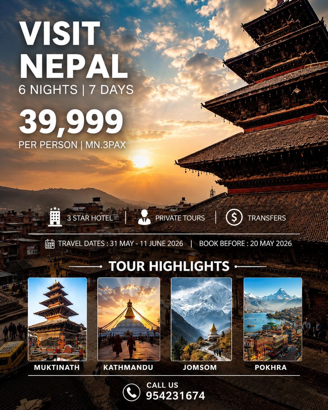 VISIT NEPAL — 6N / 7D TOUR